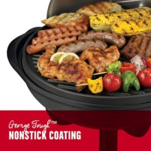 #1. George Foreman IndoorOutdoor Electric Grill