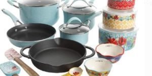 #10. The Pioneer Woman Speckled Cookware 24Pc 