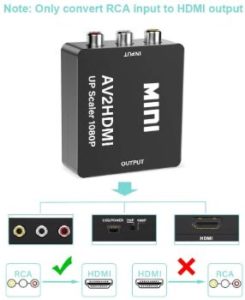 #3 KLKE RCA to HDMI Converter 1080P Video Audio 