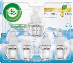 #3. Air Wick plug in (5x0.67oz), Scented Oil, Fresh Linen