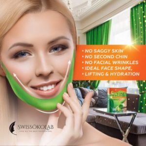 3. Double Chin Reducer V-Shaped Slimming Face Mask, 5 pcs