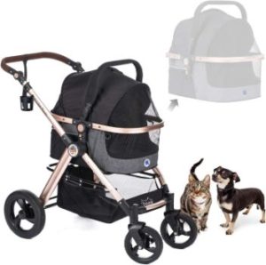 #3. HPZ-PR 3-in-1 Pet Stroller