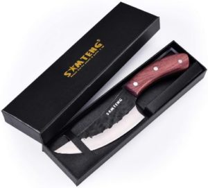 #3. SMTENG Boning Handmade Forged Kitchen Knife