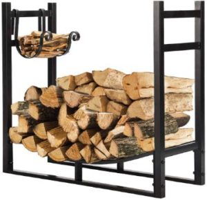 #3. VIVOHOME 3ft Indoor Outdoor Heavy Duty Firewood 