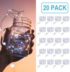 #4. MUMUXI Fairy Lights 20 Pack Battery Operated