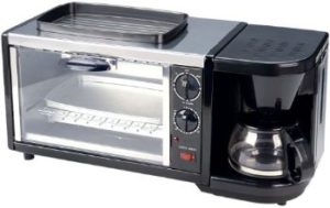 #4. SPT BM-1118 3-in-1 Breakfast Maker, Stainless Steel