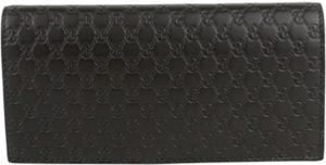 5. Gucci Men's Microguccissima Brown Leather Wallet 