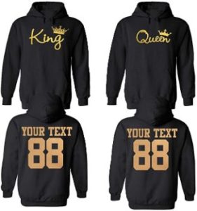 #6 Custom Couple Hoodies, Jerseys, tees, Names 