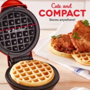 #6. Dash Mini Waffle Maker for, Paninis, Hash browns