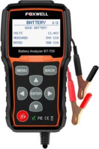 #6. FOXWELL BT705 Car Battery Tester