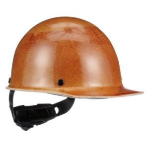 #7 MSA Tan Cap Style Hard Hat With Ratchet4 Point Ratchet Suspension