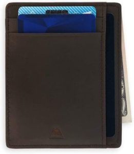 7. Andar Leather Slim Wallet, Minimalist Front Pocket