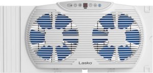 #7. Lasko W09560 Bluetooth Enabled Twin Window Fan