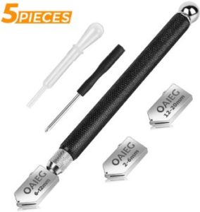 #7OAIEGSD Glass Cutter, Premium Glass Cutter Tool 2mm-20mm