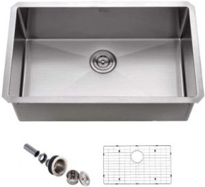 #8. APPASO Single Bowl 28-Inch Kitchen Sink