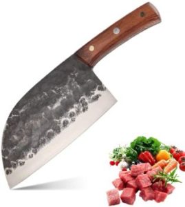 #8. DENGJIA Stainless Steel Blade Forged Chef Knife