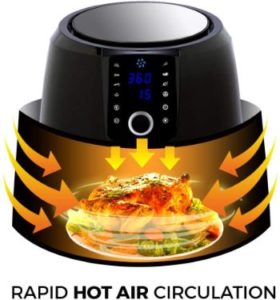 #9.Simple Living Products Digital Air Fryer, XL, 8 Custom Presets