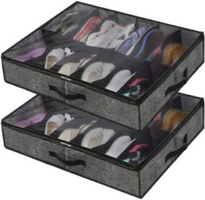 1. Onlyeasy Sturdy Shoe Storage Organizer