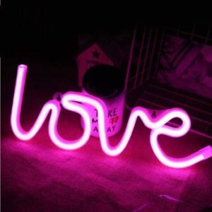 #2 MorTime Love Neon Signs, LED Neon Light Decoration 
