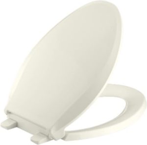 3. Kohler K-4636-96 Cachet Elongated Biscuit Toilet Seat