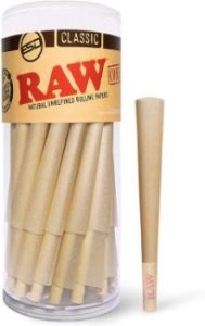 4. RAW Cones Classic King Size 50 Pack