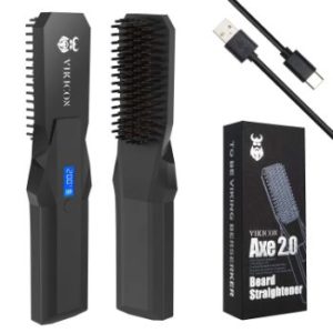 9. Beard Straightener, Cordless