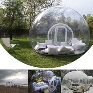 9. HUKOER Luxurious Outdoor Inflatable Bubble Tent