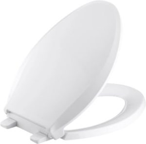 9. KOHLER K-4636-0 Cachet White Toilet Seat