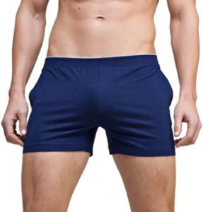 1. Linemoon Men's Sleep Bottoms Active Shorts