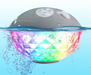 10. Pool Speaker with Colorful Lights