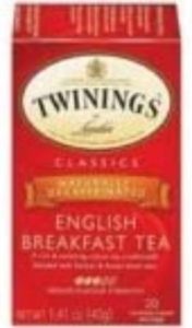 10. Twinings Decaf English Breakfast Tea