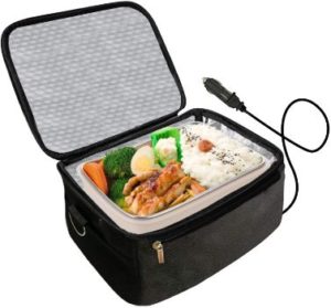 2. 12V Personal Food Warmer, Portable Oven (Black)