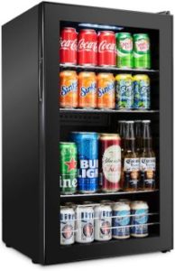 2. Ivation 126 Can Beverage Refrigerator