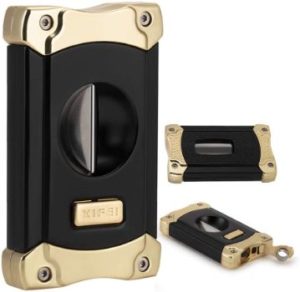 3. XIFEI Cigar Cutter (Black Gold-1)