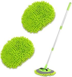 5. 2 in 1 Chenille Microfiber Car Wash Brush