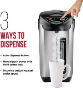 5. Chefman Electric Hot Water Pot Urn