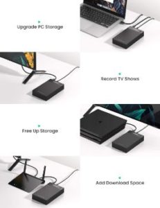 5. UGREEN External Hard Drive Enclosure