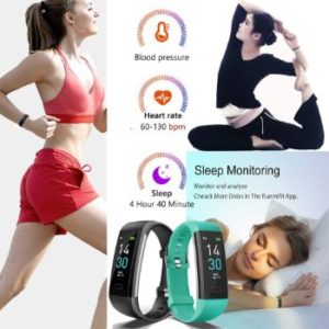 6. Vabogu Fitness Tracker HR, Vibrating Alarm