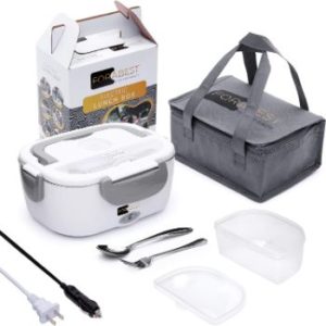 7. FORABEST 2-In-1 Portable Food Warmer Lunch Box