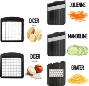 7. Fullstar Mandoline Slicer Cutter Chopper and Grater