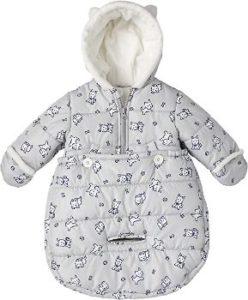 7. LONDON FOG Newborn Infant Puffer Carbag