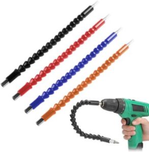 9. FineGood Flexible Drill Bit Extension, 4 pcs