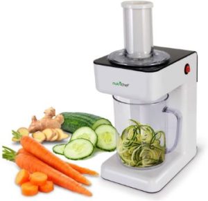 2. NutriChef 3-in-1 Electric Food Spiralizer