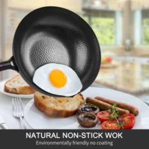 3. KYTD Carbon Steel Wok with lid