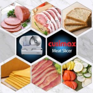 7. CUSIMAX Meat Slicer Electric Food Slicer