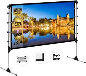 3. NIERBO Projector Screen 140-Inch