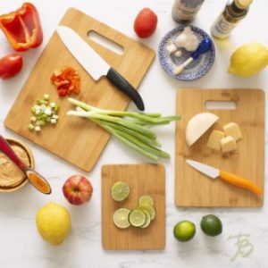 4. Totally Bamboo, Bamboo Cutting Board 3-Piece Set