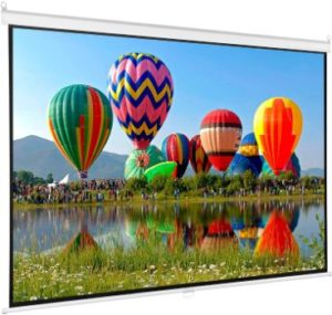 4. VIVO 100 inch Diagonal Projector Screen