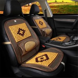 6. Wood Beaded Comfort Seat Cover