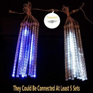 10. LDUSAHOME LED Meteor Shower Rain Lights